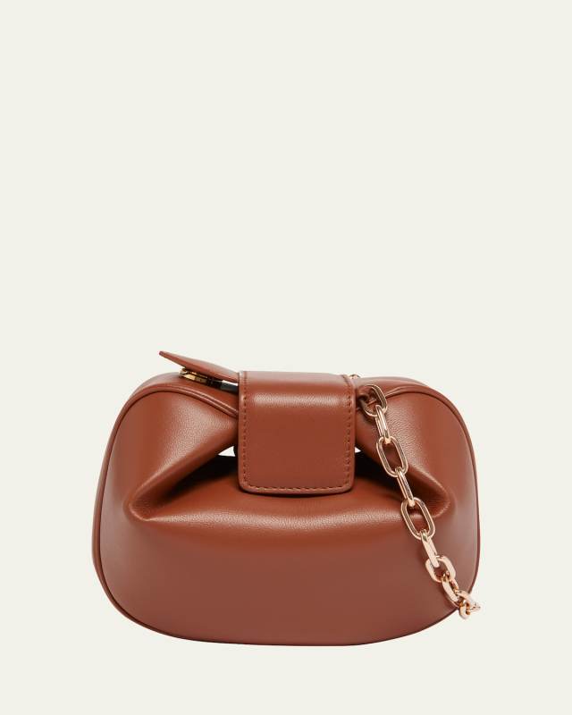 Demi Lamb Leather Clutch Bag